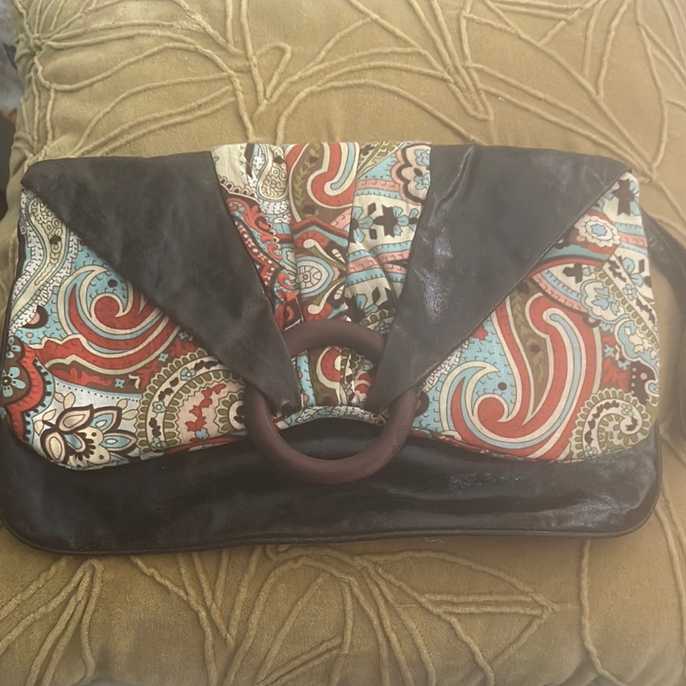 EbISU Boho Paisley Women's Clutch NEW